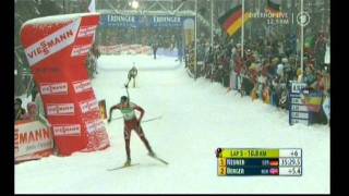 Biathlon Massenstart der Damen in Oberhof 2012 [upl. by Airemahs]