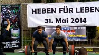 Heben für Leben 2014 Tandem 300 kg [upl. by Idel]