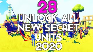 TABS  HOW TO UNLOCK ALL SECRET UNITS  NEW 28 SECRET UNITS for 2020 [upl. by Treacy]