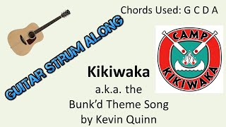 Kikiwaka BUNK’D Theme Guitar Chords Guide  Playalong  Strumalong guitarlesson guitarteacher [upl. by Sophia]