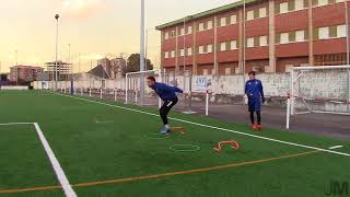 RS GIMNÁSTICA TORRELAVEGA  Entrenamiento de porteros [upl. by Ailemor]