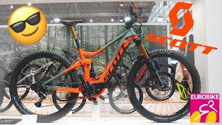 New SCOTT Bikes 2019 Genius Tuned Genius eRide Spark Contessa  Eurobike 2018 4K [upl. by Akyre]