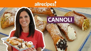 How to Make Cannolis  Get Cookin  Allrecipescom [upl. by Gerk]