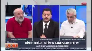 İlahiyatçılar canlı yayında birbirine girdi Kurban Arap adeti [upl. by Ronoc]