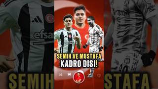 SEMİH KILIÇSOY VE MUSTAFA HEKİMOĞLU MİLLİ TAKIMDA KADRO DIŞI millitakim futbol [upl. by Ladnek]