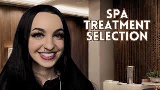 ASMR Choosing Your New Years Spa Package Treatments RP [upl. by Hadeehuat]