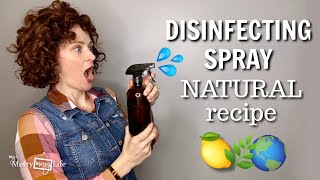 DIY Natural DISINFECTING SPRAY Recipe [upl. by Aggie]