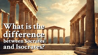 What is the difference between Socrates and Isocrates  Philosophy [upl. by Lerual99]