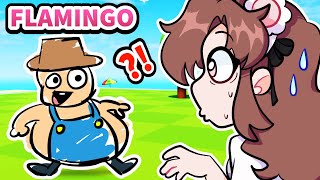 ROBLOX BECOME YOUR DRAWING W FLAMINGO [upl. by Krissie]