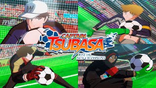 Captain Tsubasa Rise of New Champions  All Super Saves from Goalkeepers [upl. by Venator]