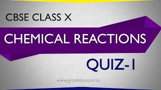 mcq chemical reactions  Quiz  CBSE Syllabus  10th Chemistry  ncert class 10  X Science [upl. by Namas931]