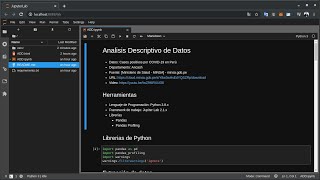 Análisis Descriptivo de Datos con Python y Pandas [upl. by Nydnarb]