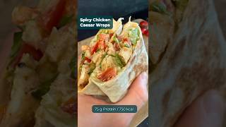 Spicy Chicken Tortilla Wraps tortillawrap chickentortilla [upl. by Kerianne]