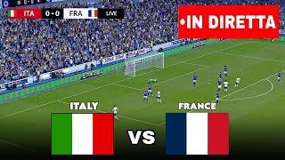 🔴 IN DIRETTA  ItaliaFrancia I UEFA Nations League 2024  Partita in diretta oggi [upl. by Asined]