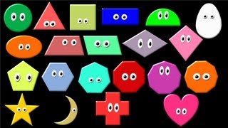 What Shape Is It Learn Geometric Shapes  The Kids Picture Show Fun amp Educational [upl. by Narad]