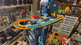 LEGO Loop Coaster connected with LEGO Roller Coaster [upl. by Bertram]