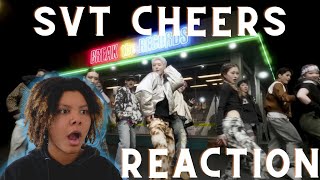 I FINALLY WATCHED IT  SVT LEADERS CHEERS Official MV REACTION [upl. by Etteb]