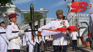 NDP 2024  Uncasing of Colours Ceremony PR2 3 Aug 2024 [upl. by Geibel804]