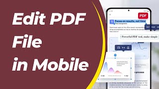 How to Edit PDF on Android  Edit PDF File in Mobile [upl. by Eissej]