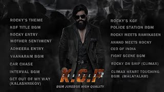 KGF Chapter 2  BGM  High Quality   KGF 2 OST  Yash  Ravi Basrur  Prasanth Neel  Bebop [upl. by Airogerg]