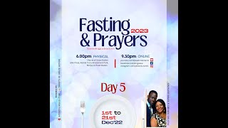 Fasting and Prayer For 2023  Day 5 [upl. by Nosittam560]