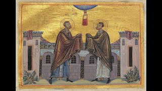 Sts Cosmas and Damian Orthros and Divine Liturgy [upl. by Colp]