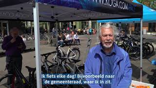 KOGA Pace test tour  Fiets naar je werkdag in Amsterdam [upl. by Schreibe40]