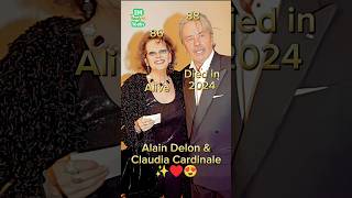 Alain Delon Last Photo With Claudia Cardinale 😢💔⚰️ alaindelon claudiacardinale [upl. by Oniram]