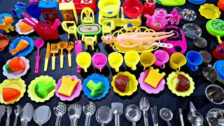 4 Minutes Satisfying with Unboxing Hello kitty Sanrio Kitchen Set  ASMR tini mini kitchen Toys [upl. by Taka]