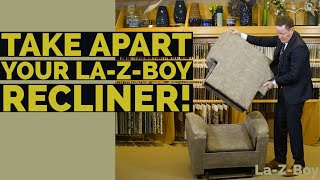 How To Remove Your LaZBoy Recliners Back Step By Step Guide [upl. by Hawley]