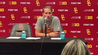 USC coach Eric Musselman postgame presser for Idaho State [upl. by Gnof]