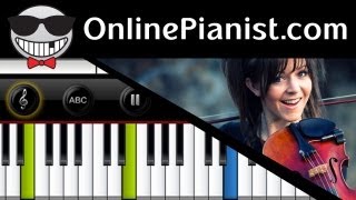 Lindsey Stirling  Crystallize  Piano Tutorial [upl. by Nehtanoj]