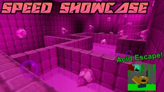 True MStage Speedshowcase  Acid Escape Roblox [upl. by Elda]