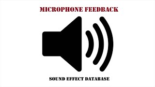 Microphone Feedback Sound Effect [upl. by Bradwell]