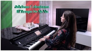 Adriano Celentano  Il Tempo Se Ne Va  piano cover by Marina Kirova Челентано пиано [upl. by Ianahs]