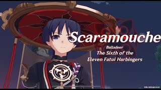 Scaramouche The Sixth Fatui Harbinger Unreconciled Stars III Cutscene  Genshin Impact [upl. by Adda]