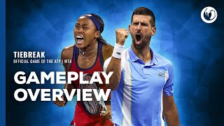 TIEBREAK Official game of the ATP and WTA  Gameplay Overview [upl. by Tattan220]