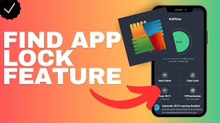 Where to find the app lock feature in the AVG Antivirus app [upl. by Nancey]