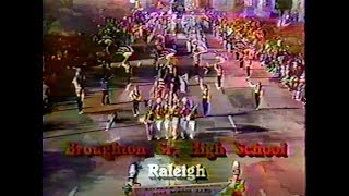 Broughton High School Band  1986 Raleigh Christmas Parade [upl. by Asyle]