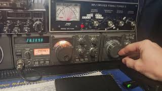 Kenwood TS120s and VFO120 test [upl. by Licec]