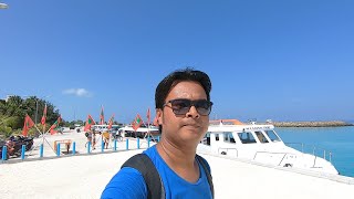 My Experience of High Speedboat Journey in Maldives  Speedboat Transfer Malé to Maafushi Island [upl. by Gassman]