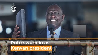 William Ruto inaugurated as Kenya’s 5th president  Al Jazeera Newsfeed [upl. by Valerye]