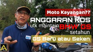 Anggaran Kos Maintain BMW 12001250 GSLC setahun10000KM [upl. by Eedyaj]