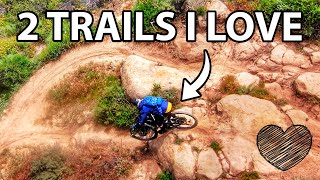 2 Of My Favorite MTB Trails In Southern California [upl. by Carrelli]