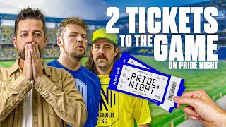 Do you want two tickets to the game…on pride night [upl. by Barhos]