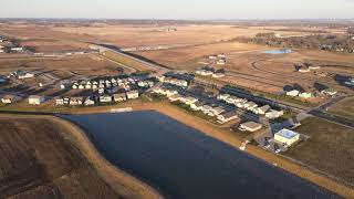 Elburn Station Illinois 4K Aerial [upl. by Nairred353]