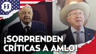 SRE envía nota diplomática a EU tras críticas de Ken Salazar hacia AMLO sobre inseguridad [upl. by Ardnaeel]