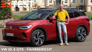 2021 VW ID4 GTX Fahrbericht Test Reichweite Verbrauch Fahrspaß Anhängelast Preis Electric Drive [upl. by Ylagam]