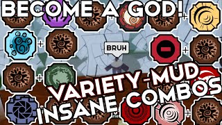 10 AMAZING Variety Mud Combos That Will Make You POG In Shindo Life  Shindo Life Combos [upl. by Mauceri]