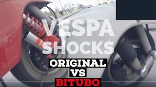 BITUBO vs ORIGINAL vespa SUSPENSION  FMPSolid PASSion [upl. by Alvera]